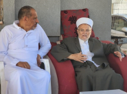 اللد: الشيخ عكرمة صبري على رأس وفد لتهنئة الشيخ يوسف الباز بعد الإفراج عنه